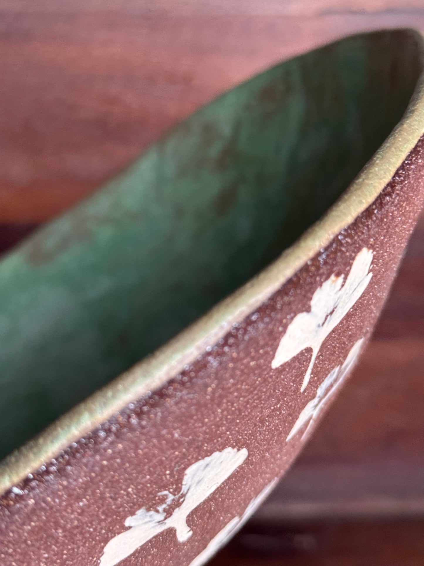 Rustic Ginkgo Leaf Fruit Bowl