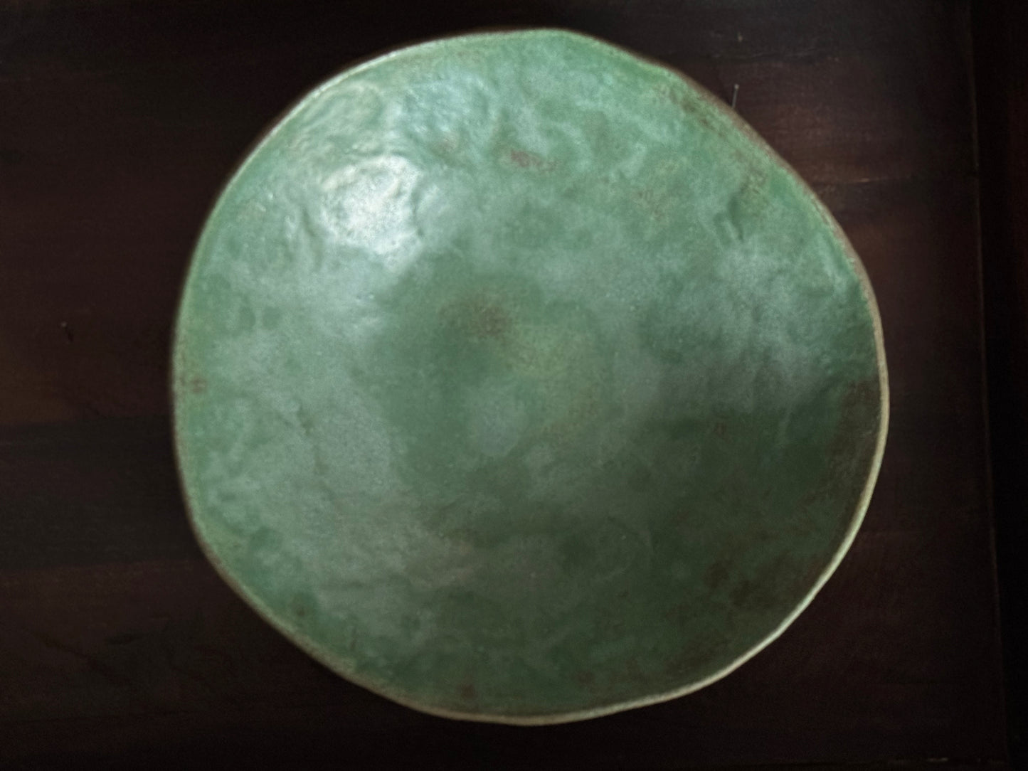 Rustic Ginkgo Leaf Fruit Bowl