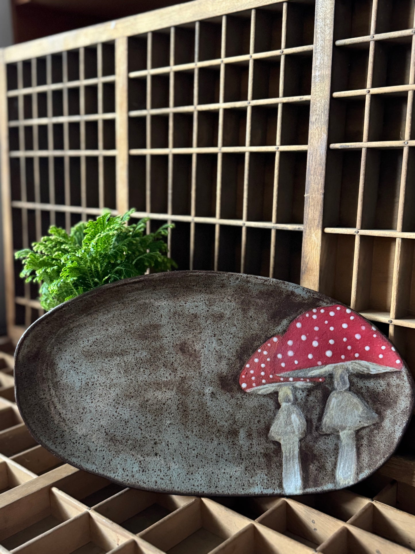 Red Mushroom Platter