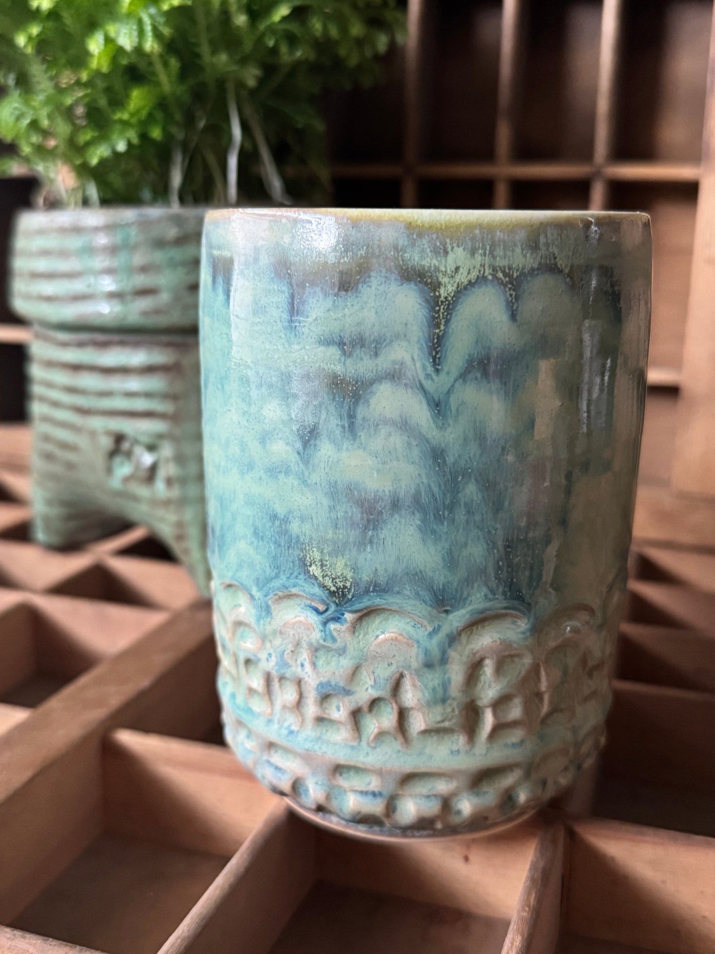 Carved Mug