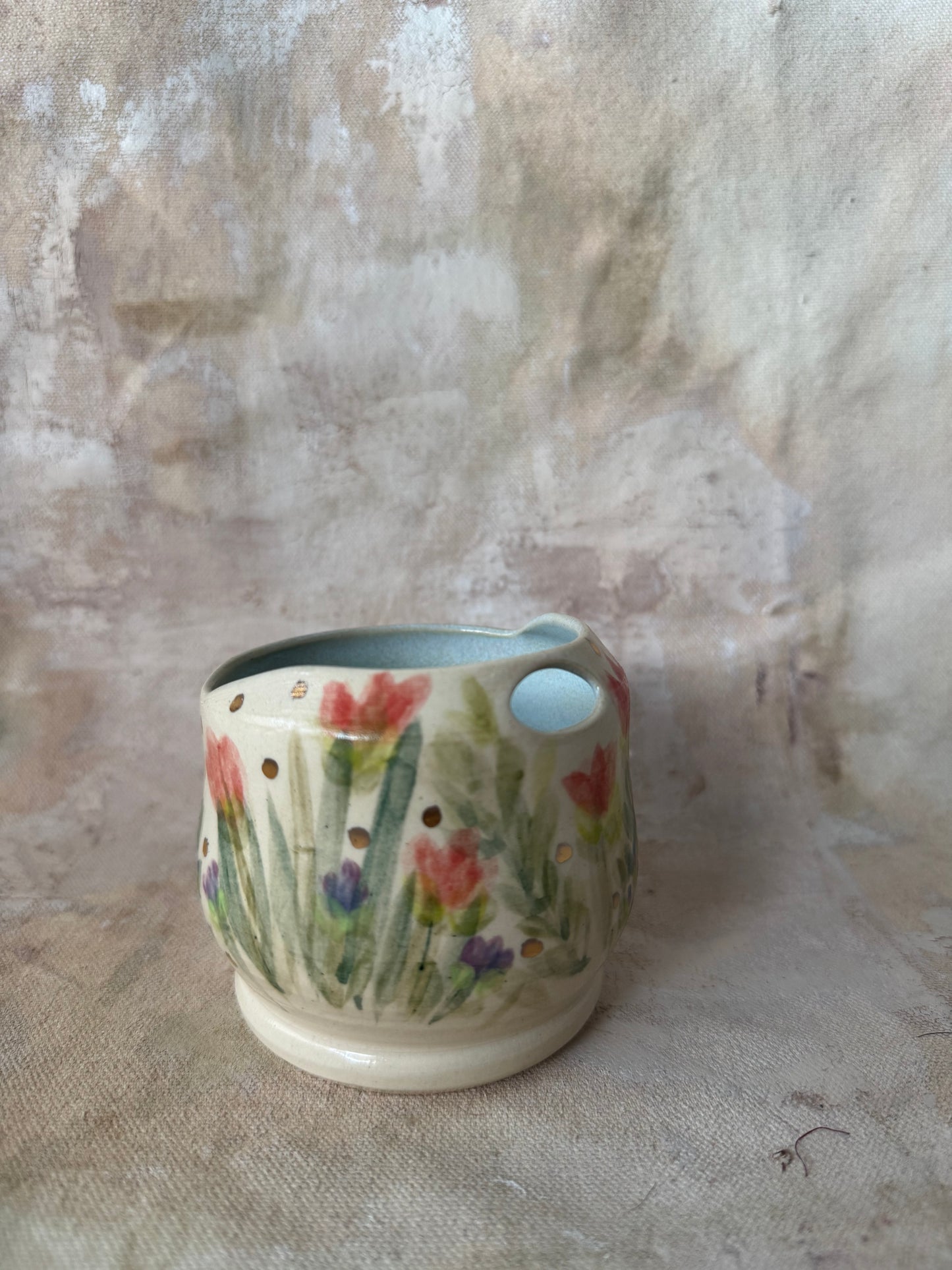 Dotted Bloom Sipper