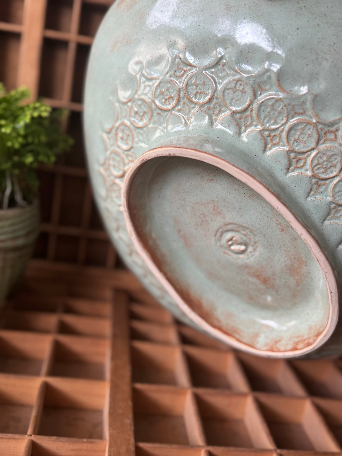 Embossed Rose Statement Bowl