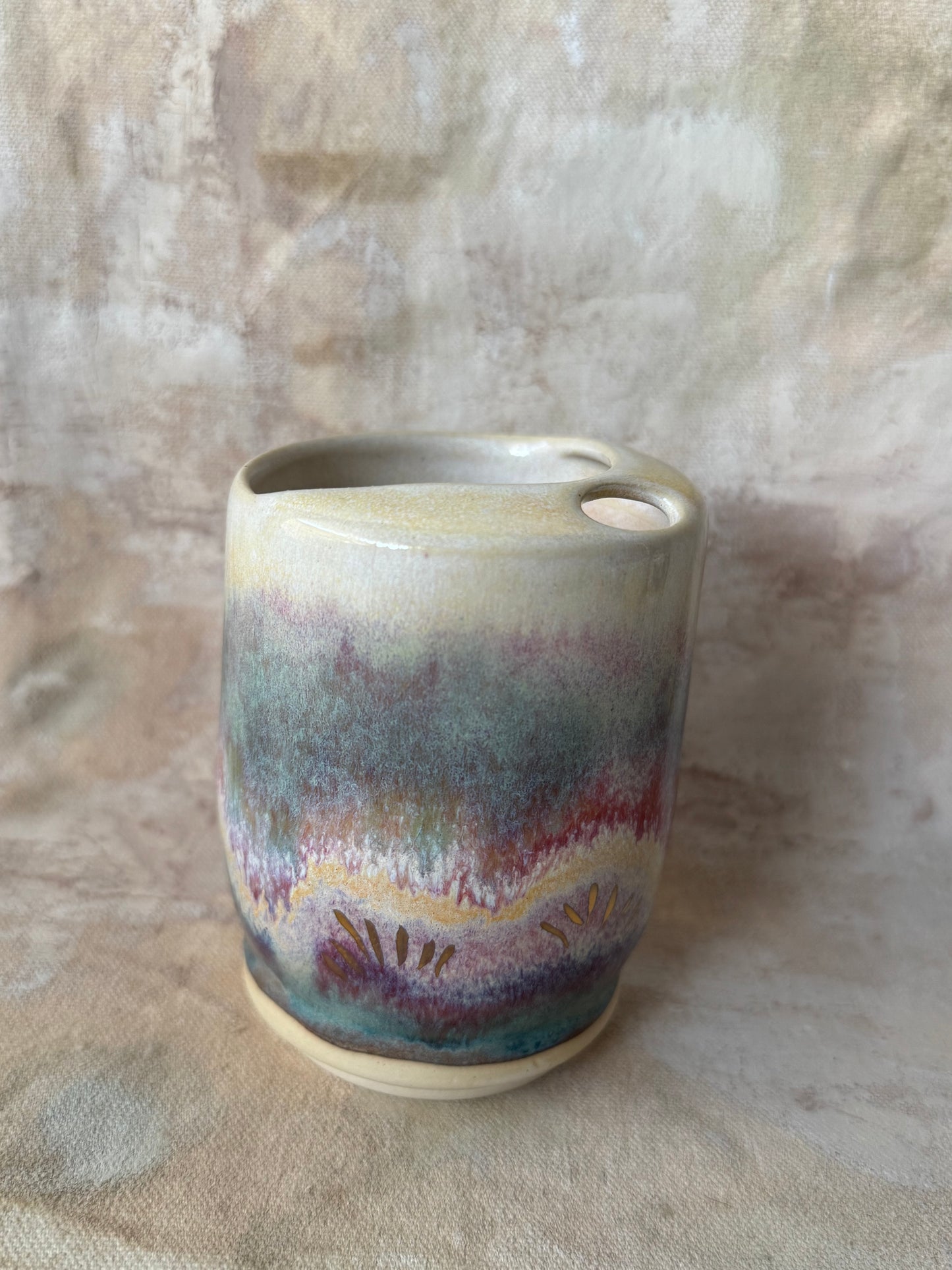 Colorful Cascade Sipper