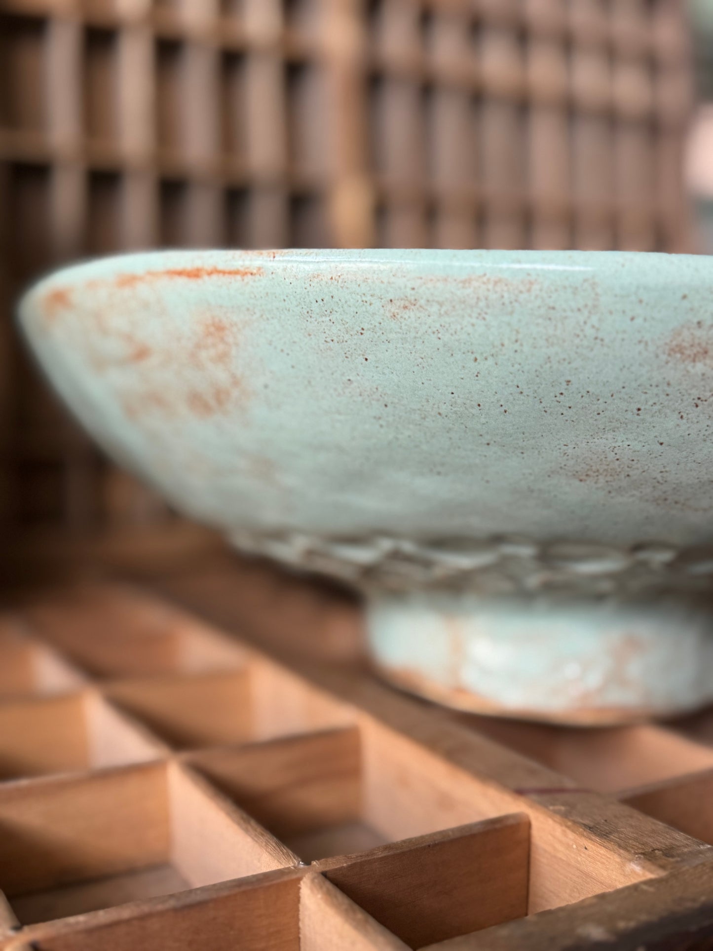 Embossed Rose Statement Bowl