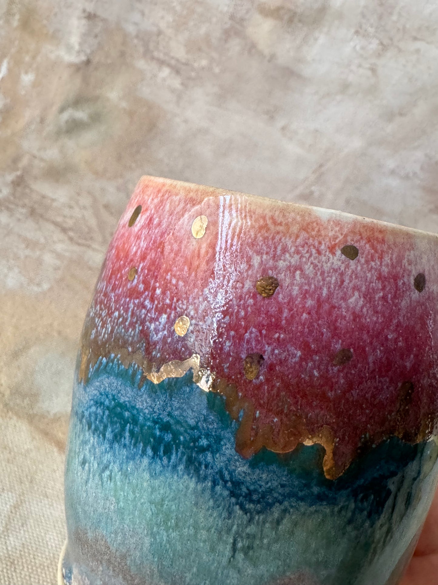 Gold Sprinkles Cup