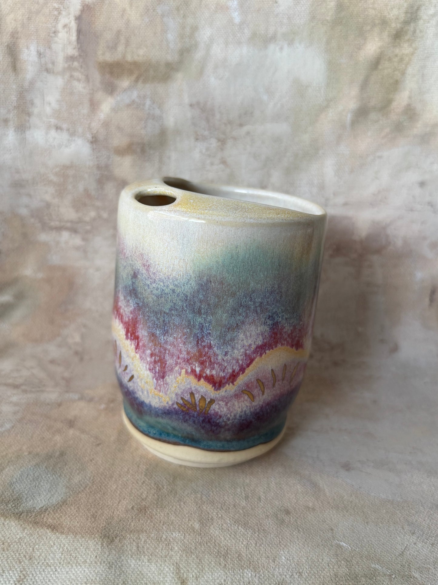 Colorful Cascade Sipper