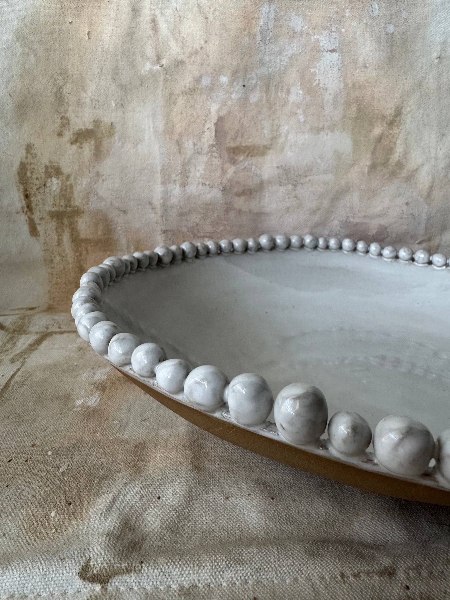 White Fruit Bowl
