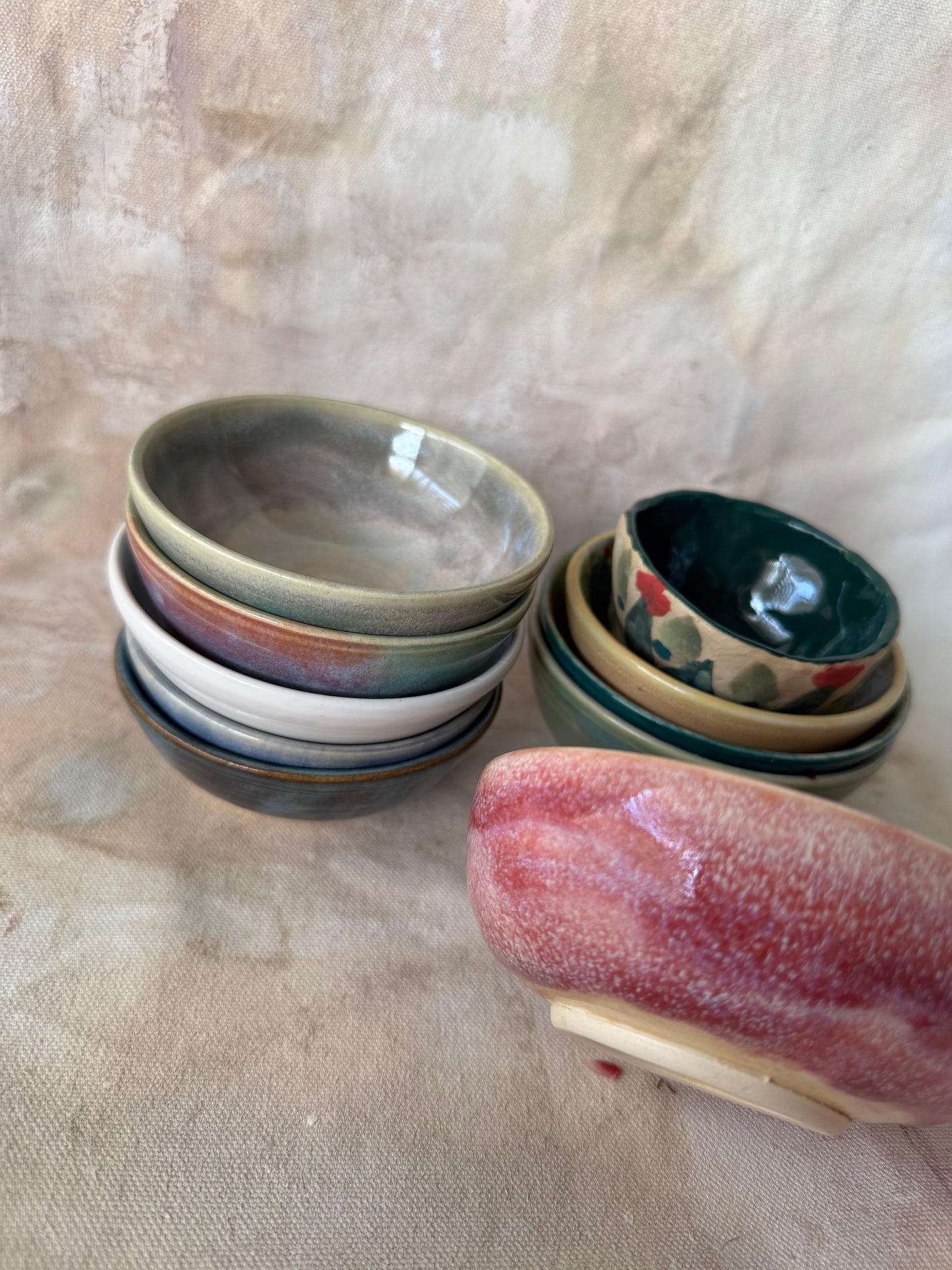 Pink Floral Tiny Bowl