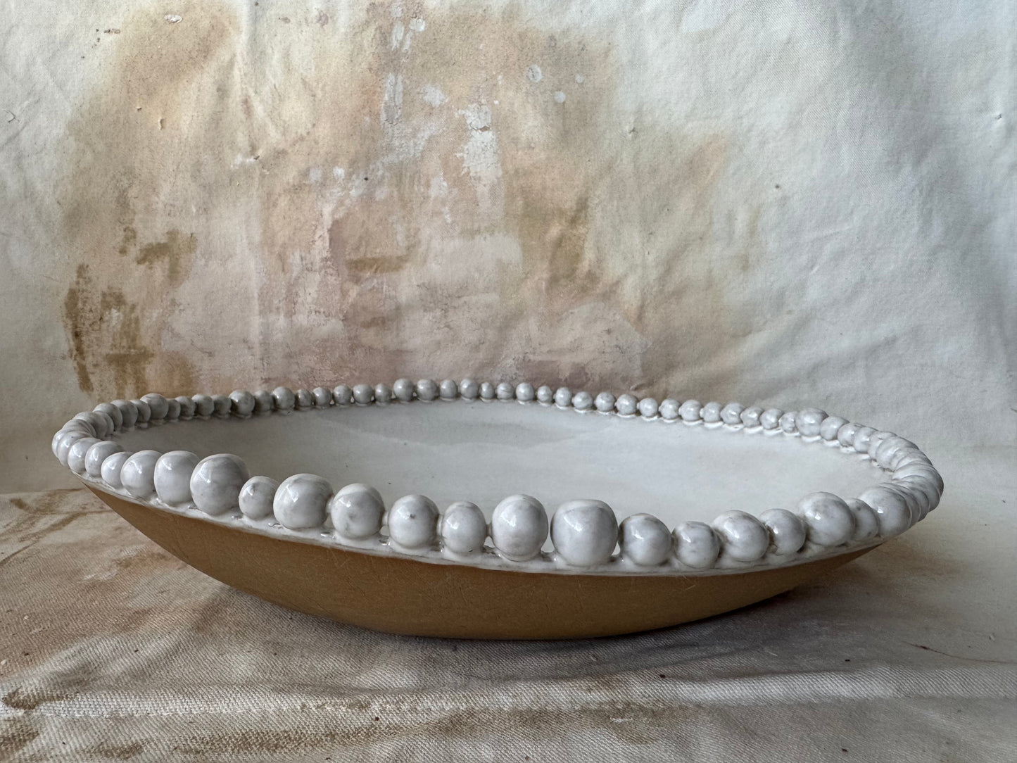 White Fruit Bowl