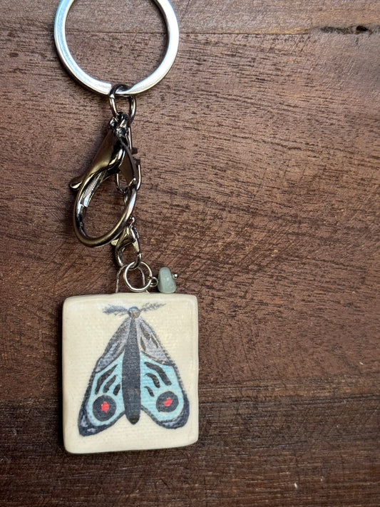 Moth Bag Charm