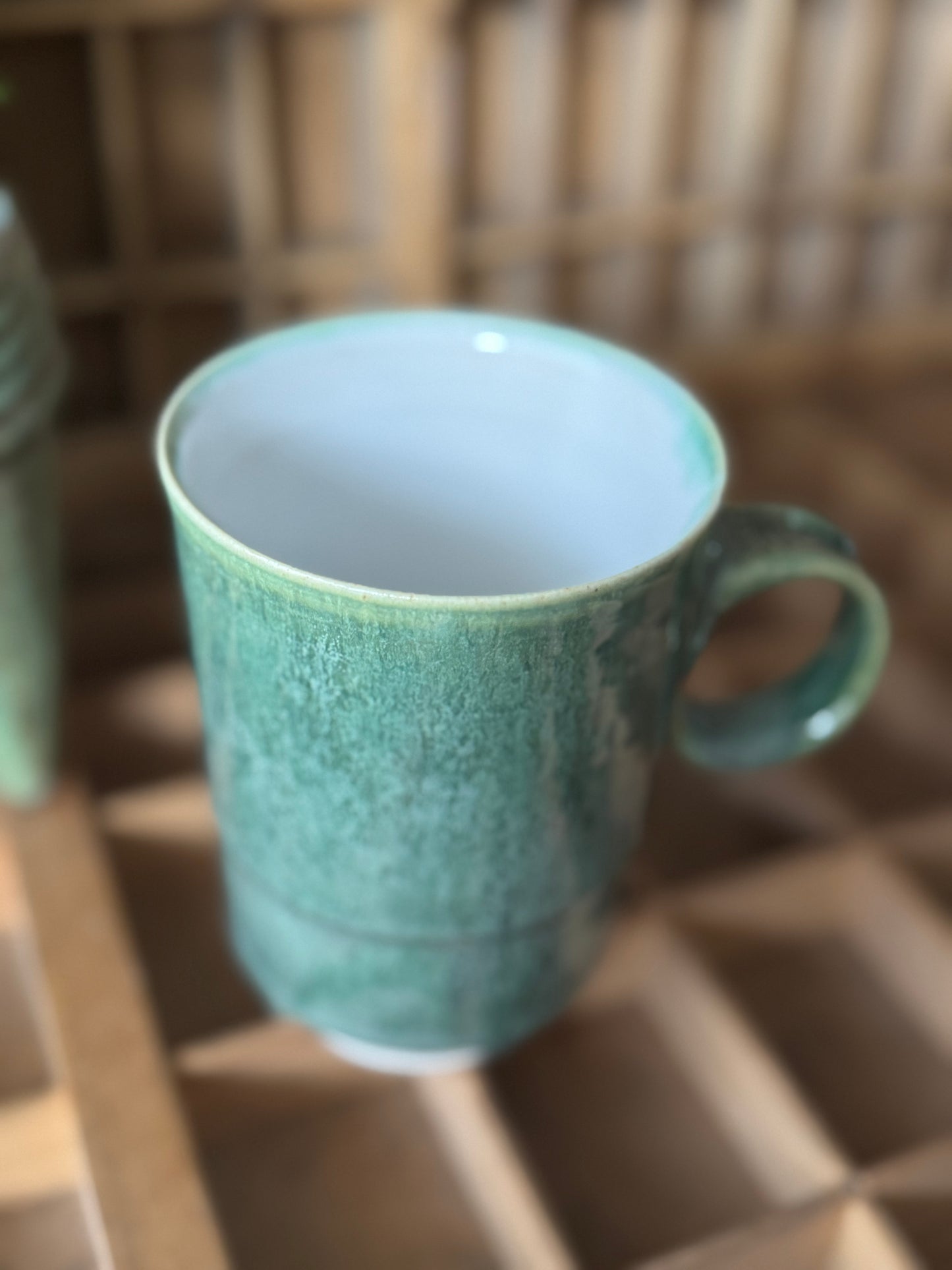 Drippy Green Mug
