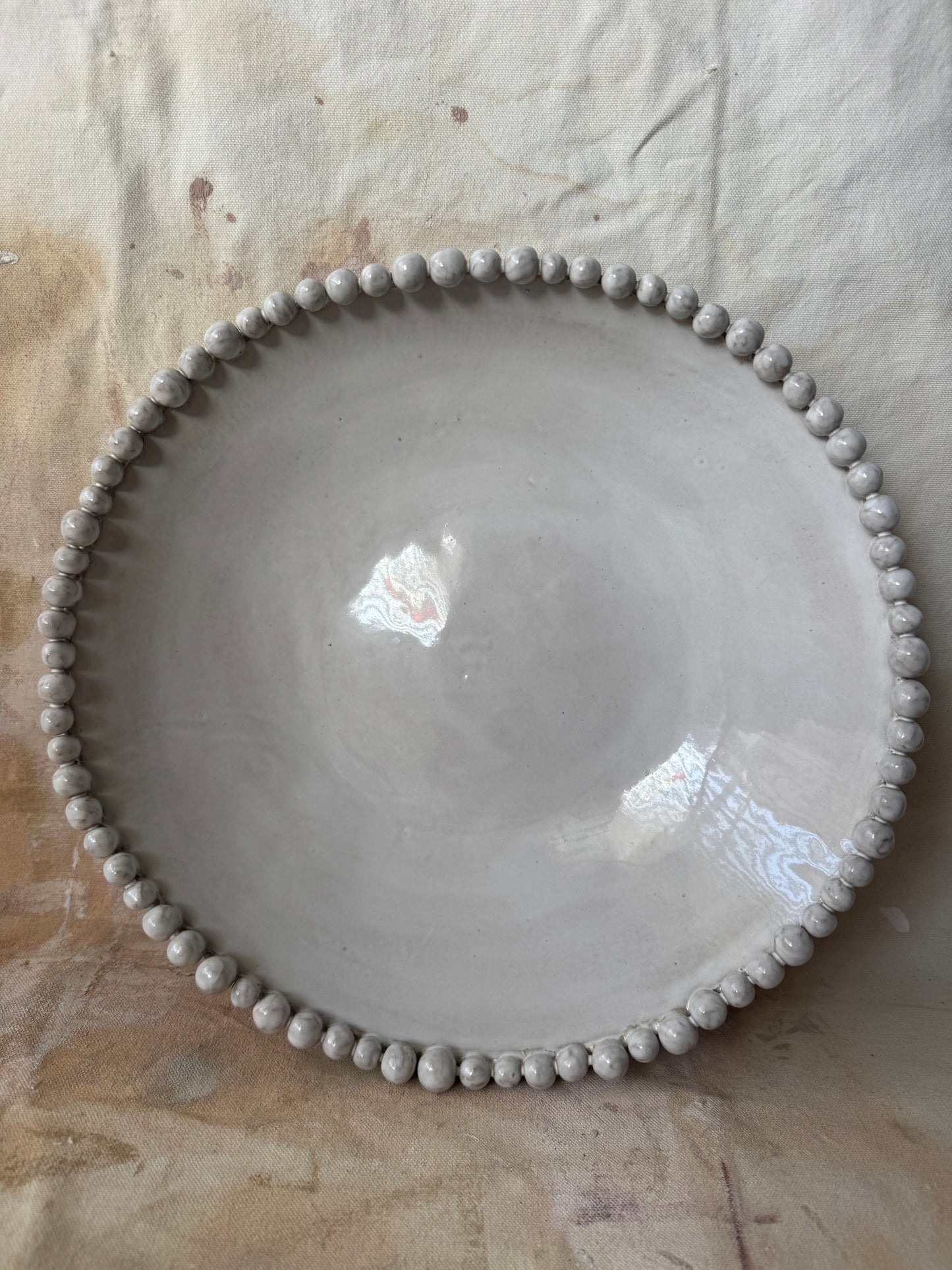 White Fruit Bowl