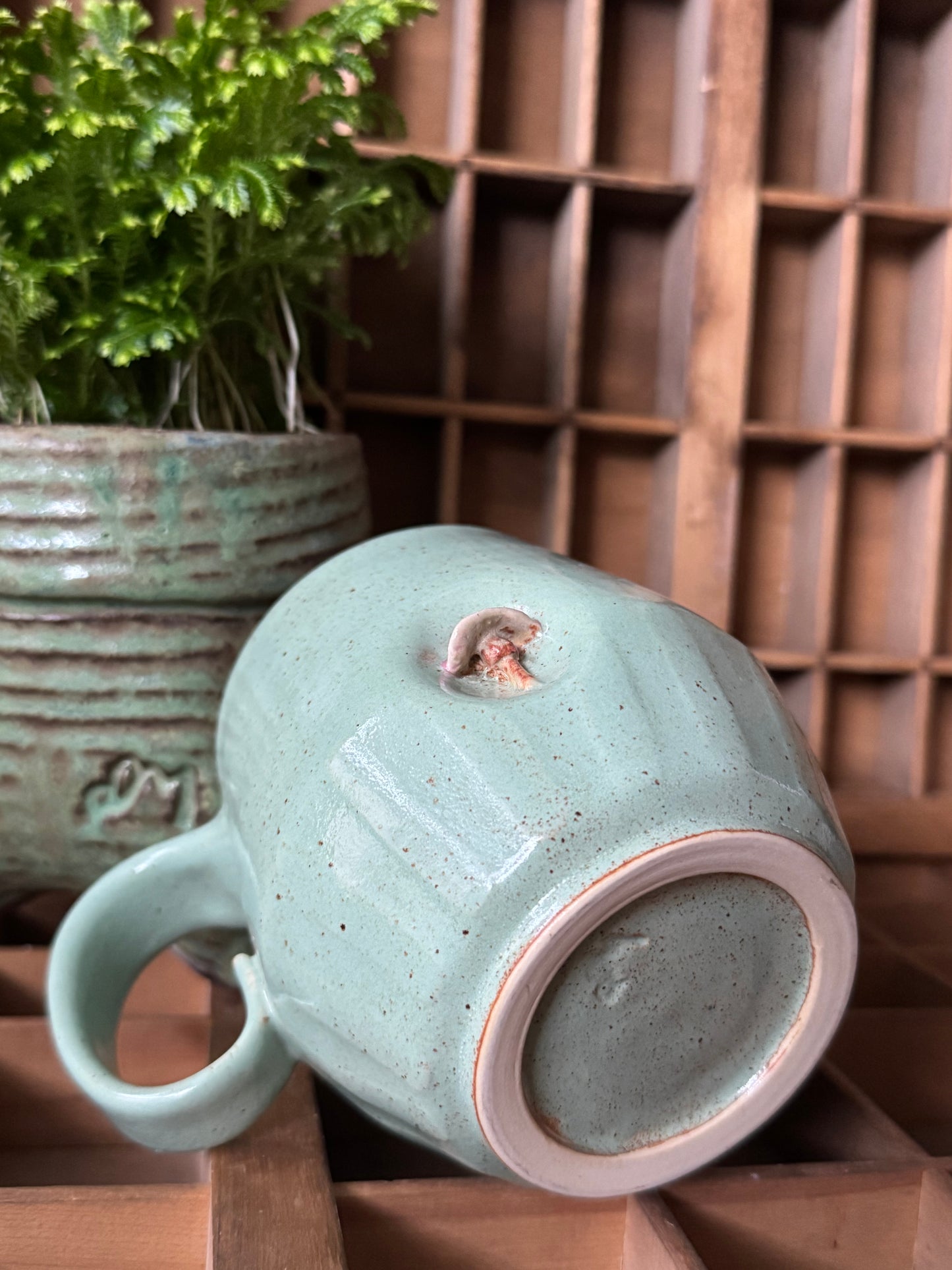 Pink Mushroom Mug