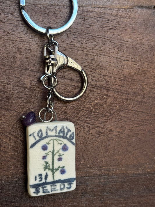 Tomato Seed Bag Charm