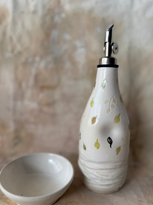 White Oil Dispenser