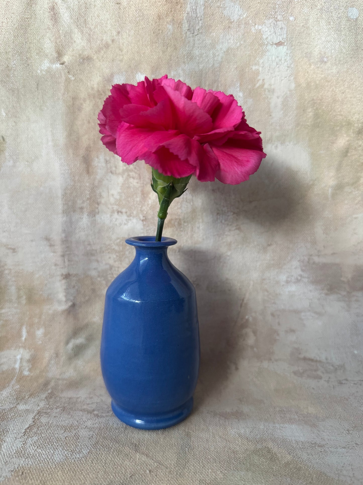 Blue Porcelain Bud Vase