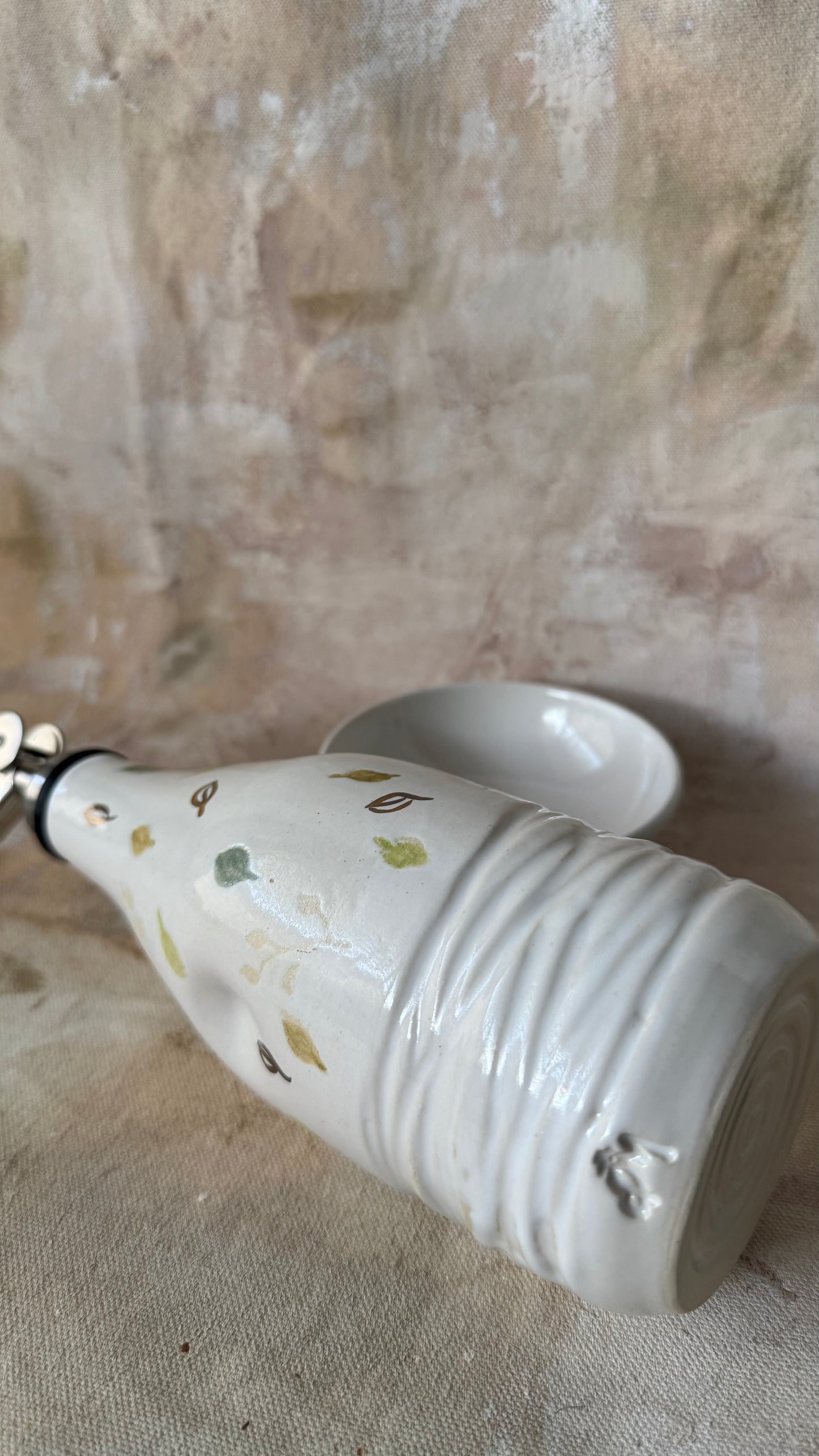 White Oil Dispenser