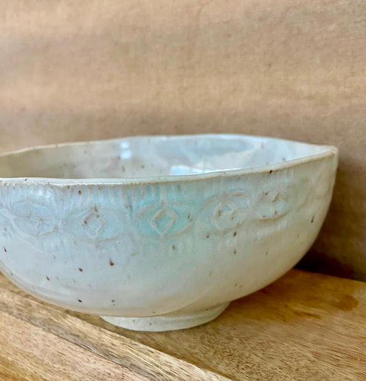 Medium Textured Serving Bowl 2