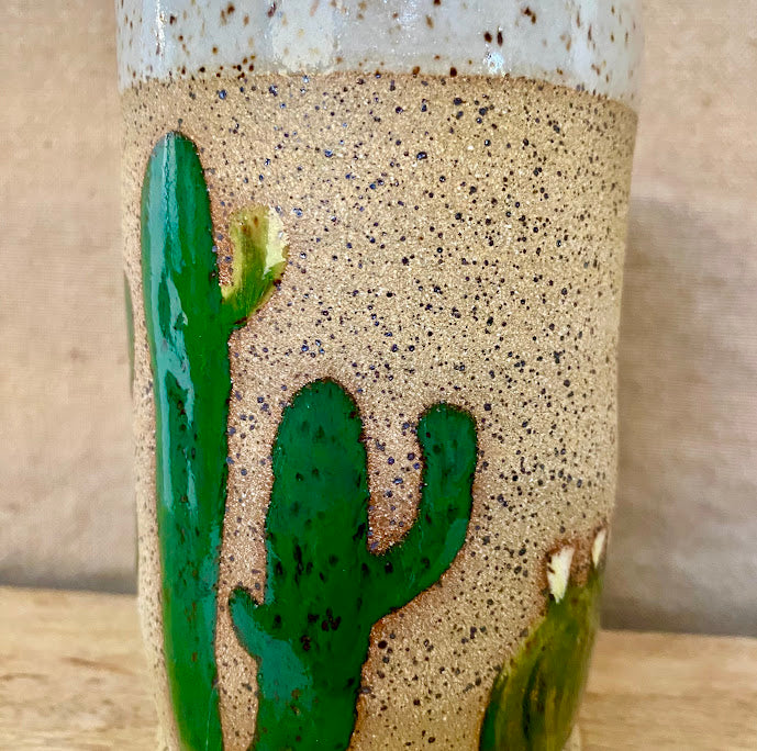 Cactus Bloom Travel Tumbler