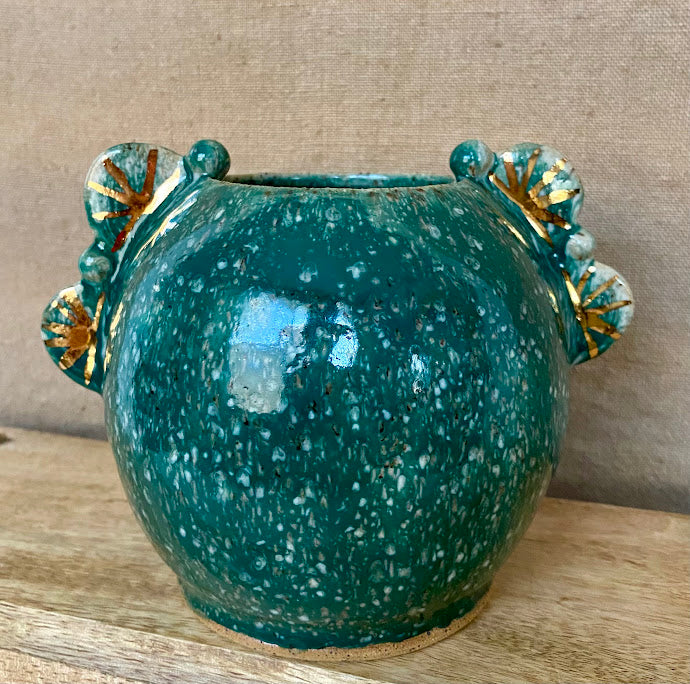 Verdant Orb Vase