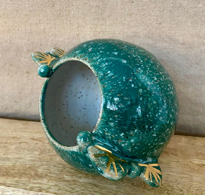 Verdant Orb Vase