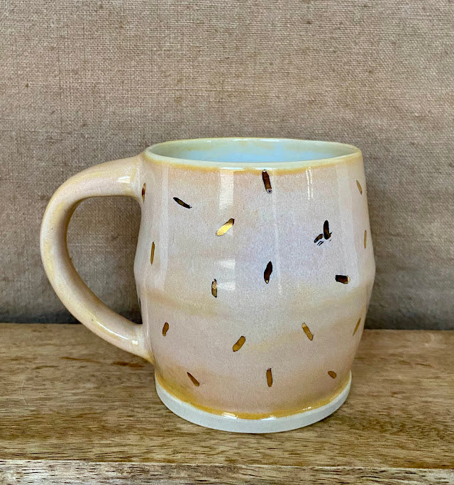 Peachy Sparkly Sprinkly Mug